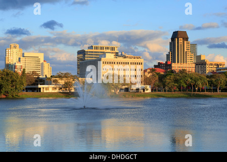 Mirror Lake, St. Petersburg, Tampa, Floride, États-Unis d'Amérique, Amérique du Nord Banque D'Images