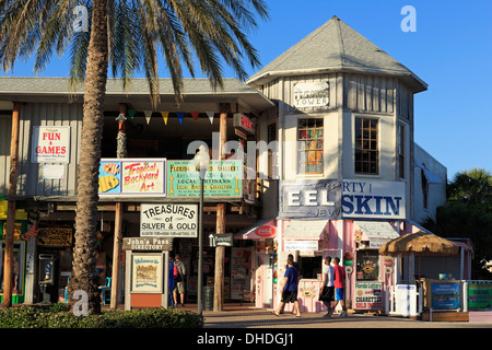 John's Pass Village, Madère, région de Saint-Pétersbourg, Tampa, Floride, États-Unis d'Amérique, Amérique du Nord Banque D'Images