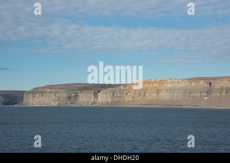 Le Canada, l'archipel Arctique, le détroit d'Hudson, Nunavut, l'île Akpatok. Banque D'Images