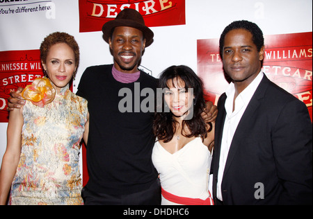 Nicole Ari Parker Harris Daphne Rubin-Vega de bois et Blair Underwood Broadway opening night afterparty pour "Un tramway nommé Banque D'Images