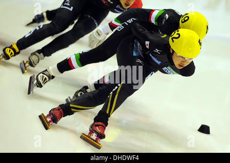 Torino, Italie. 07Th Nov, 2013. Aiuko l'Oti du Japon au cours de l'USI Patinage de vitesse courte piste coupe du monde. Credit : Action Plus Sport/Alamy Live News Banque D'Images