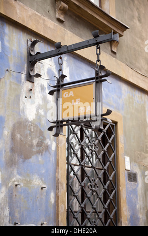 Galeria sign in entrée de bâtiment Banque D'Images