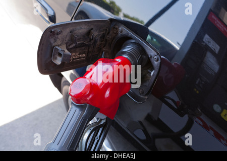 La pompe à gaz montés sur véhicule - USA Banque D'Images