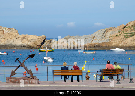 Près de Sa Tuna, Begur, Costa Brava, Catalogne, Espagne, Europe, Méditerranée Banque D'Images