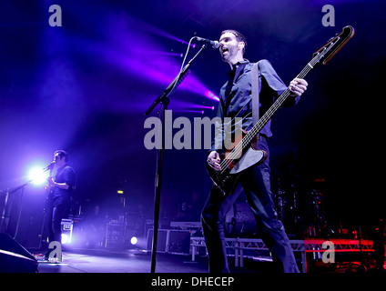 Stefan Olsdal placebo de l'exécution du Liverpool Olympia. Liverpool, Angleterre- 26.04.12 Banque D'Images