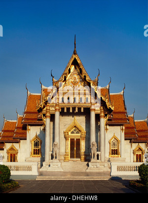 Wat Benchamabophit Dusitwanaram, Bangkok, Thaïlande Banque D'Images