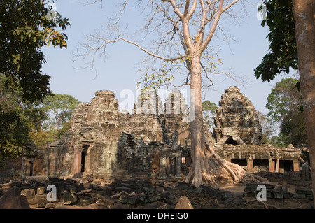 Banteay Kdei temple, Angkor Thom, Siem Reap, Cambodge Banque D'Images