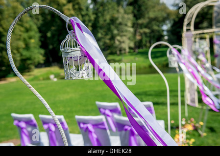 Cérémonie de mariage en plein air Banque D'Images