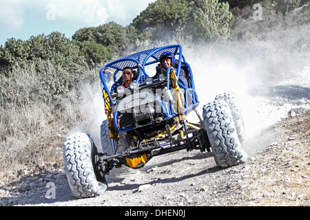 Cross country rally. Un événement racing buggy. Photographié en Israël Banque D'Images