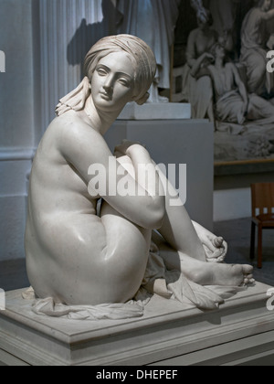 Odalisque 1841 était une femme esclave ou concubine impériale du sérail Ottoman Harem du sultan par James Pradier France 1790-1852 Banque D'Images