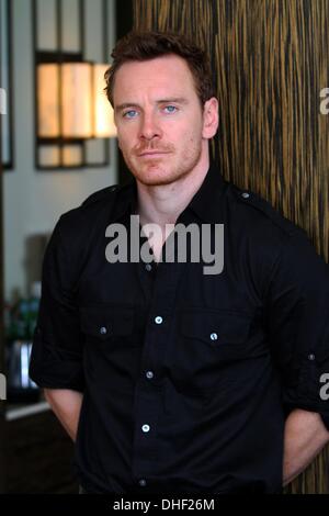New York, NY, USA. 11e Août, 2013. MICHAEL FASSBENDER a deux grande chute de presse en 2013 : ''12 ans un esclave'' et ''Le conseiller' © Stan Godlewski/ZUMAPRESS.com/Alamy Live News Banque D'Images