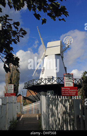 Le moulin à vent dans la ville historique de Rye dans l'East Sussex, England UK Banque D'Images