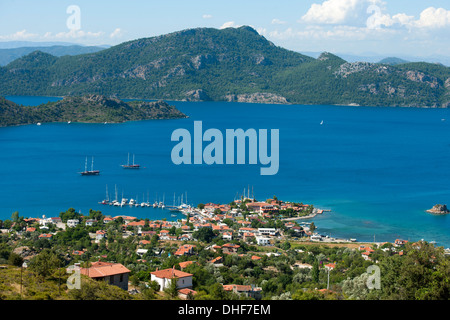 Türkei, Provinz Mugla, Bozburun-Halbinsel, Selimiye, Banque D'Images