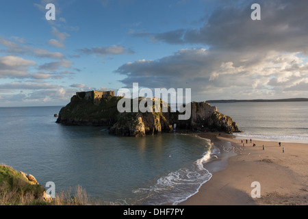 St Catherine's Island, Tenby, Pembrokeshire Banque D'Images