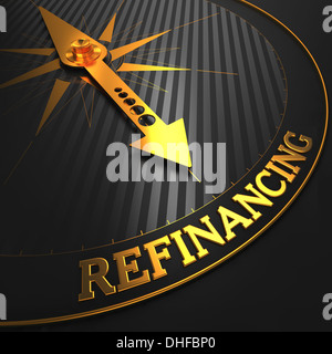 Le refinancement. Arrière-plan d'affaires. Banque D'Images