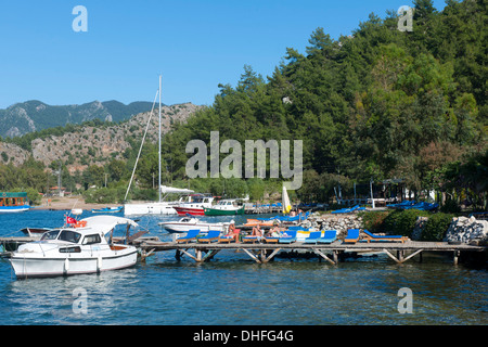 Türkei, Provinz Mugla, Bozburun-Halbinsel, Turgut, Banque D'Images