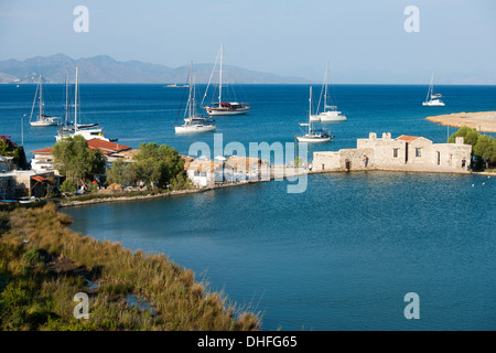 Asien, Türkei, Provinz Mugla, Datça, Thermalsee Banque D'Images