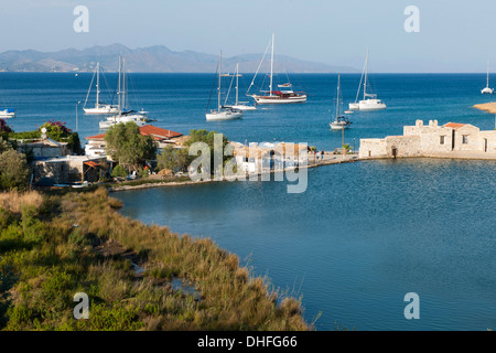 Asien, Türkei, Provinz Mugla, Datça, Thermalsee Banque D'Images