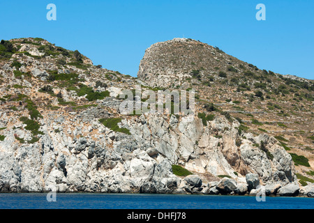 Asien, Türkei, Provinz Mugla, Resadiye-Halbinsel Datca-Halbinsel (), Landschaft bei Cnide Banque D'Images