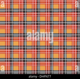 Tissu rayé orange transparente de l'échantillon. Vector illustration. Banque D'Images