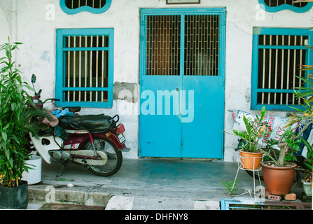 Un vieux magasin en site du patrimoine de l'UNESCO Penang Banque D'Images