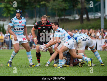 Hong Kong, Chine. 09Th Nov, 2013. Natixis Rugby Cup Hong Kong 2013. Les équipes françaises Racing Metro 92 vs Stade Toulousain. Date Stade Aberdeen-09.11.13 9 novembre 2013 Credit : Jayne Russell/Alamy Live News Banque D'Images