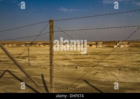 Magnifique photo villages abandonnés dans la mer Morte Banque D'Images