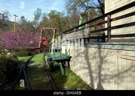 El Portal Transportation Museum, Foresta Road, El Portal, Californie, USA. Banque D'Images