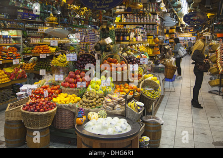 Marché gourmand sur la 23e Rue, à Manhattan, New York. Banque D'Images