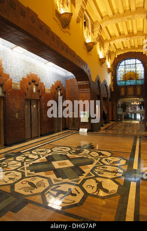 Canada, Vancouver, Marine Building, de l'intérieur, Banque D'Images