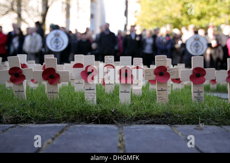 Belfast, en Irlande du Nord, Royaume-Uni. 10 novembre 2013. Dimanche du souvenir, Belfast © Bonzo/Alamy Live News Banque D'Images