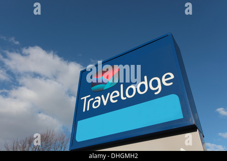 Travelodge Hotel sign Banque D'Images