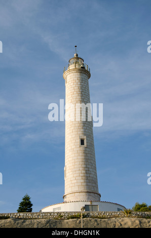 Leuchtturm, El Faro, La Cala de Mijas près de Fuengirola, l'Andalousie, espagne. Banque D'Images