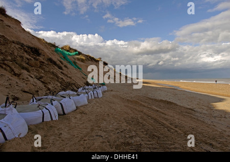 Hemsby beach côte orientale de Norfolk Banque D'Images