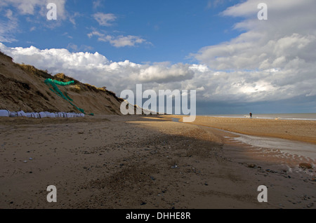 Hemsby beach côte orientale de Norfolk Banque D'Images