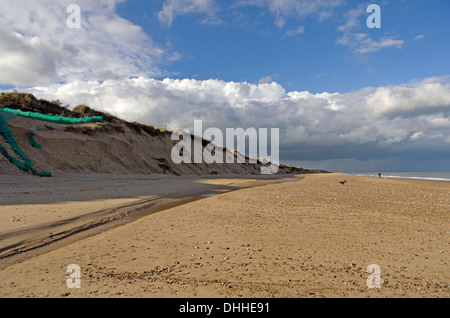 Hemsby beach côte orientale de Norfolk Banque D'Images