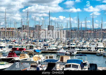 Vieux port de Marseille, France Banque D'Images