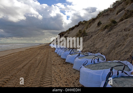 Hemsby beach côte orientale de Norfolk Banque D'Images