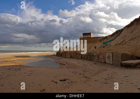 Hemsby beach côte orientale de Norfolk Banque D'Images