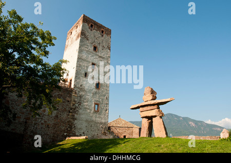 Reinhold Messner Mountain Museum, MMM Firmian Schloss Sigmundskron près de Bolzano, le Tyrol du Sud, Italie, Europe Banque D'Images