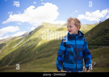 Portrait de garçon, Tyrol, Autriche Banque D'Images