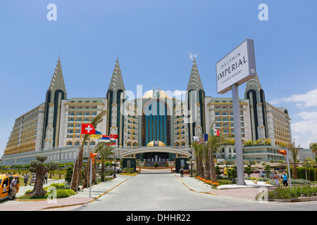 Delphin Imperial Hotel, Kundu, Aksu, Riviera turque, Province d'Antalya, Turquie, région méditerranéenne Banque D'Images