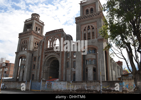 La vieille cathédrale de la ville de Huaraz. Ancash, Pérou Banque D'Images