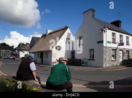 Chaumière maintenant l 'homme tranquille' Museum - et cadeaux, Cong, dans le comté de Mayo, Irlande Banque D'Images