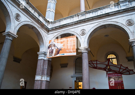 L'exposition Léonard De Vinci "grosses machines" au Palazzo della Cancelleria, Rome, Italie Banque D'Images