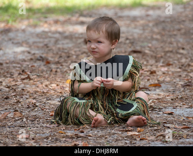 Native American Festival à Oleno State Park dans le Nord de la Floride. Banque D'Images