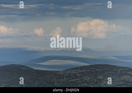 Vue de l'Elgahogna Femundsmarka, NP, Norvège Banque D'Images