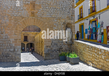 L'Europe, Espagne, îles Baléares, Majorque, Ibiza, la vieille ville (Dalt Vila), le Portal de Ses Taules Banque D'Images