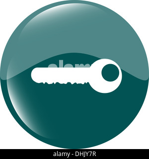 L'icône sur le bouton icône de gloossy Banque D'Images