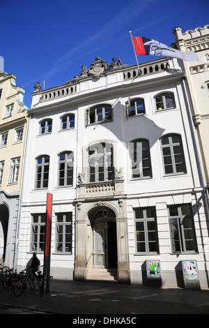 Willy-Brandt-House (musée), la ville hanséatique de Lübeck, Schleswig-Holstein, Allemagne Banque D'Images